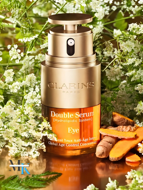 Ko'z atrofidagi ajinlarga qarshi yoshartiruvchi, namlovchi zardob - Clarins Double Serum Eye, 20 ml