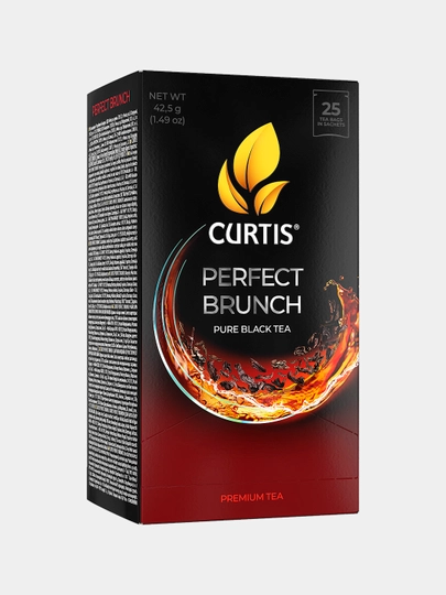 Чай Curtis "Perfect Brunch", черный, 25x1,7г, сашет — DANIHA-DFCVM09