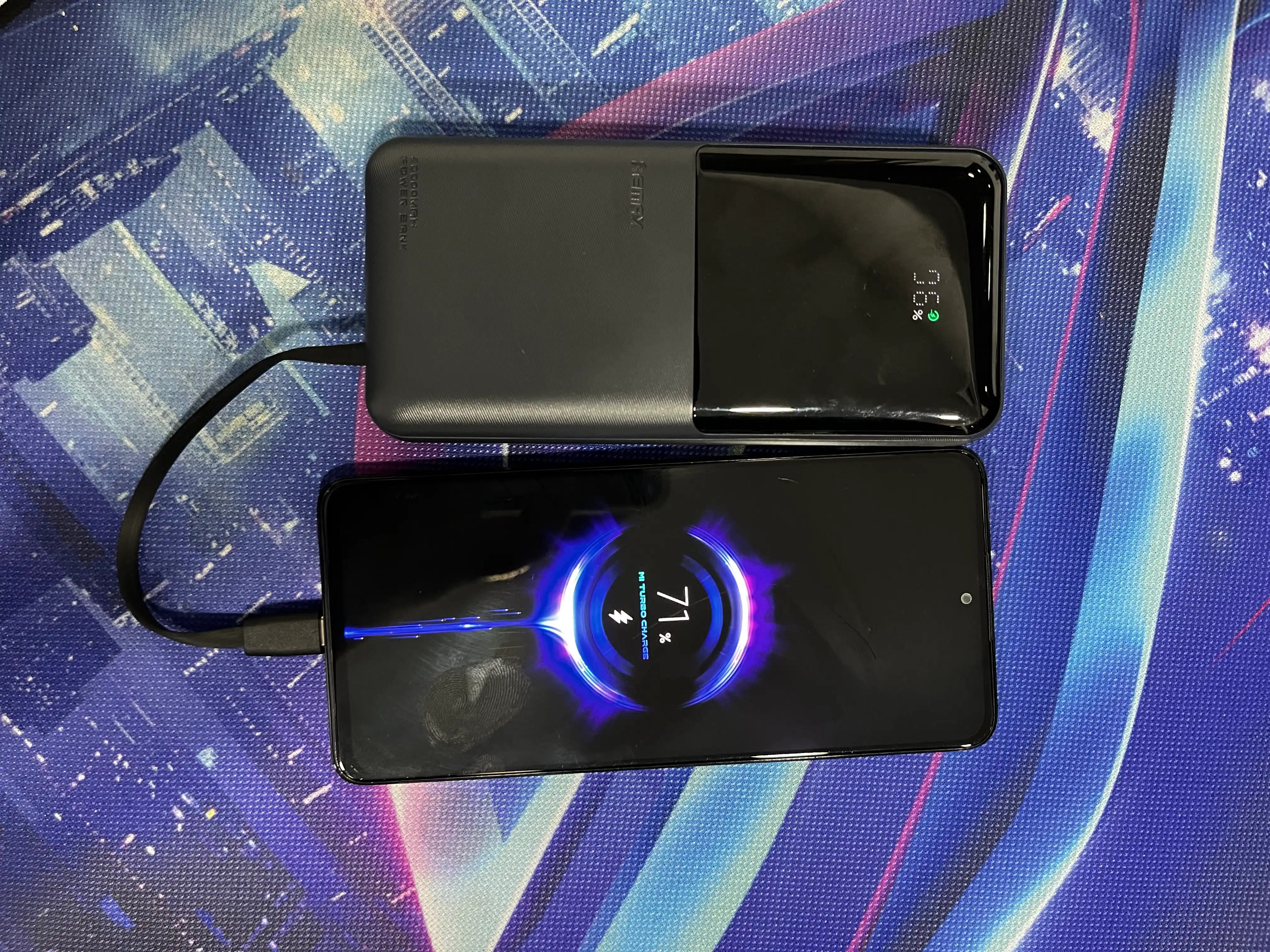 REMAX Power Bank tashqi batareyasi 22,5 W tez zaryadlash, 10000 dan 50000 mA/h, Type-C