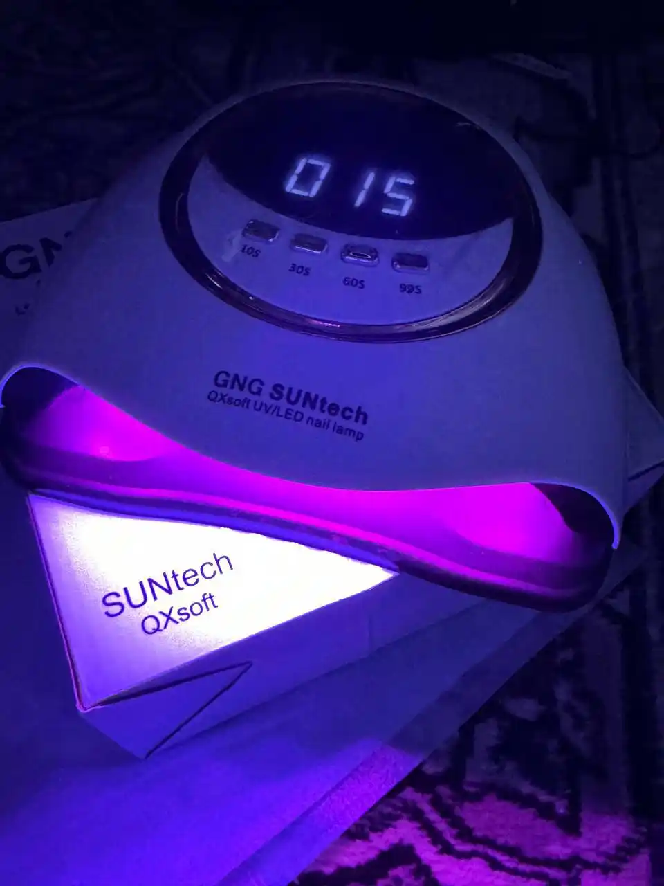 Manikyur va pedikyur lampasi, professional UVLED manikyur lampasi GNG SUNtech QXsoft