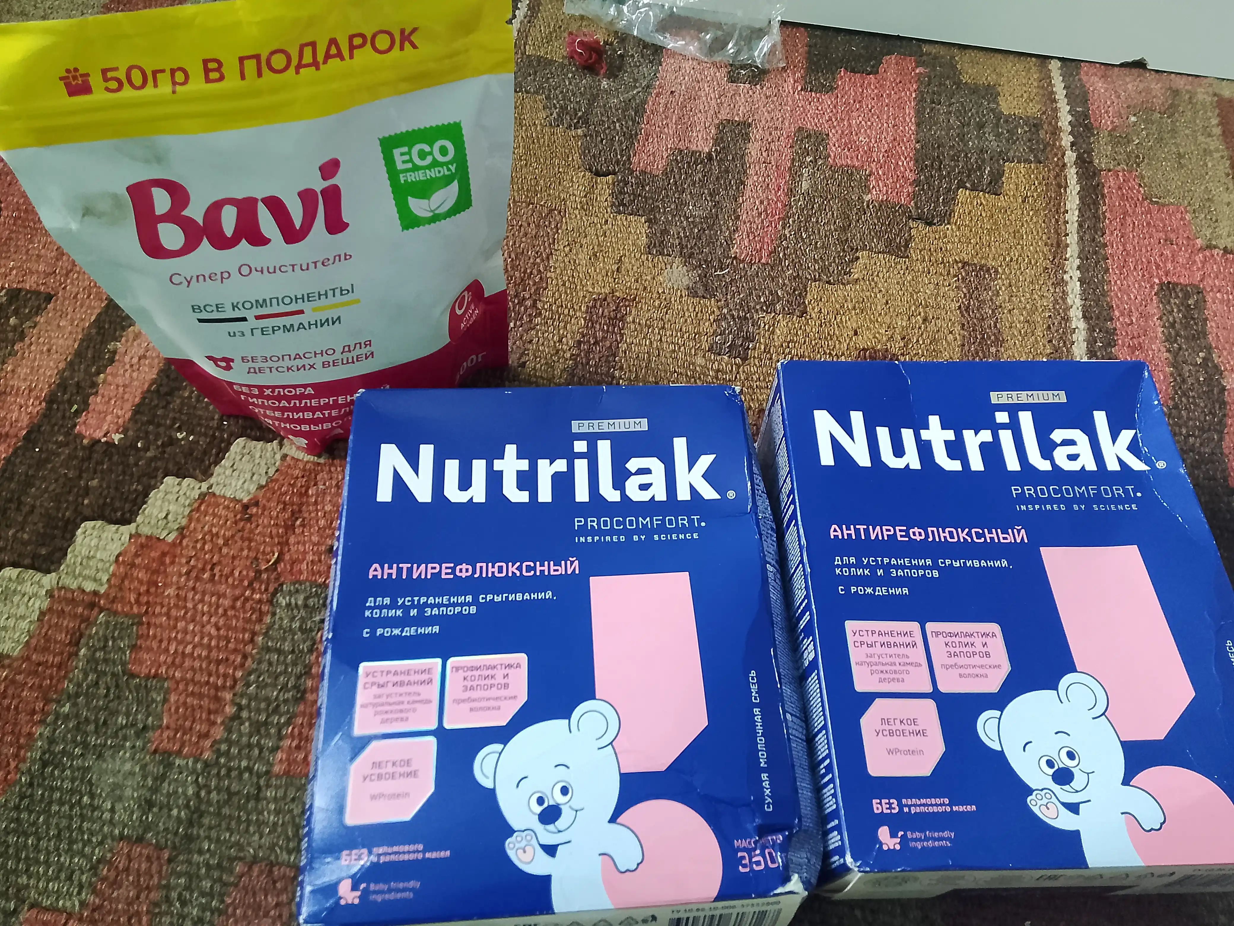 Quruq sutli aralashma Nutrilak Premium, reflyuksga qarshi, 350 gr