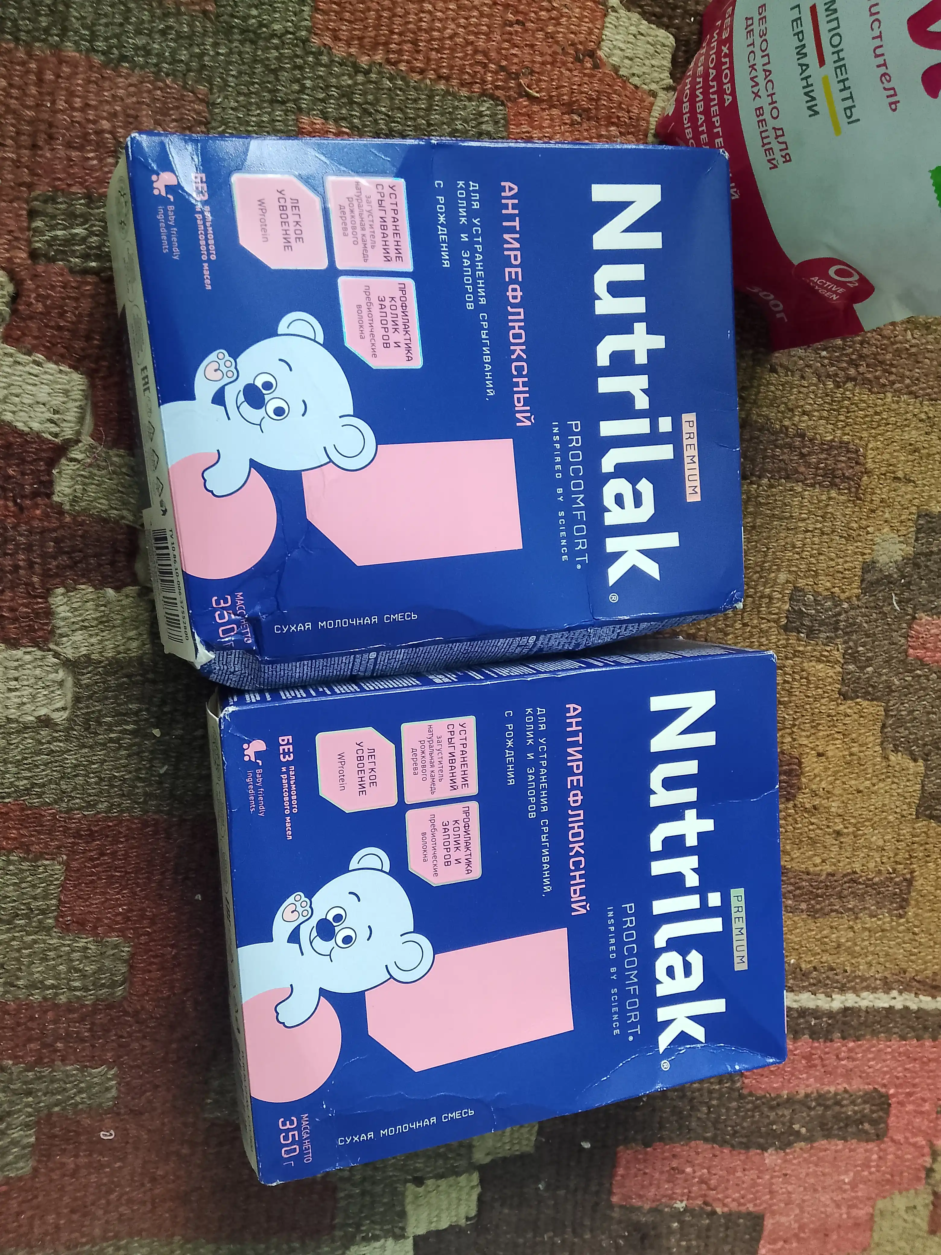 Quruq sutli aralashma Nutrilak Premium, reflyuksga qarshi, 350 gr