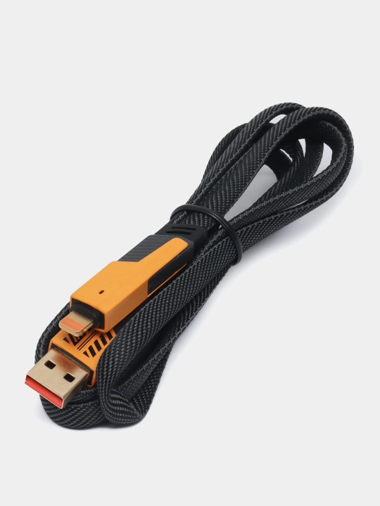 USB-кабель-трансформер, 4 в 1, Turbo, Type-C/Lightning - USB-A/Type C для Samsung и iPhone