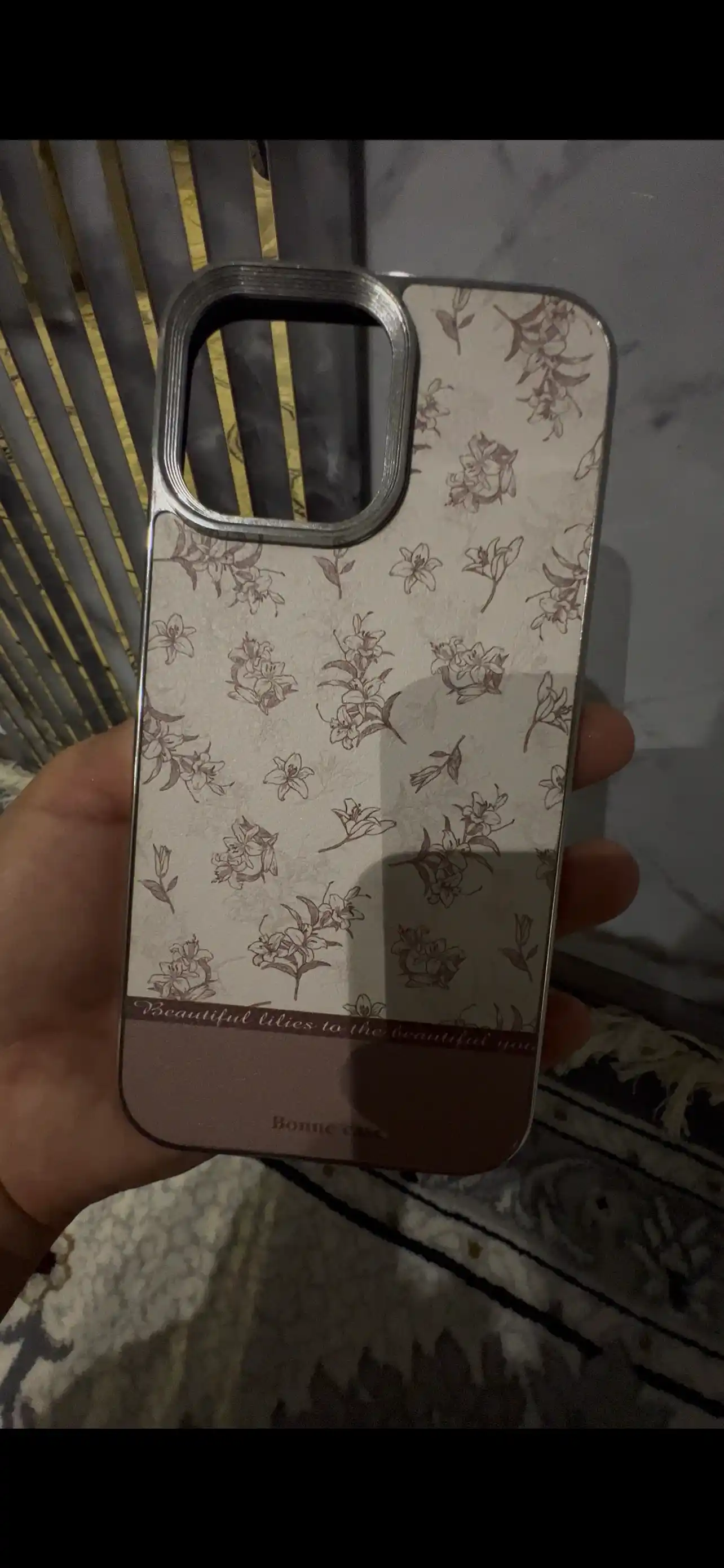 Ретро-чехол с цветочным узором для iPhone 11/12/13/14/15/16 Pro/Max