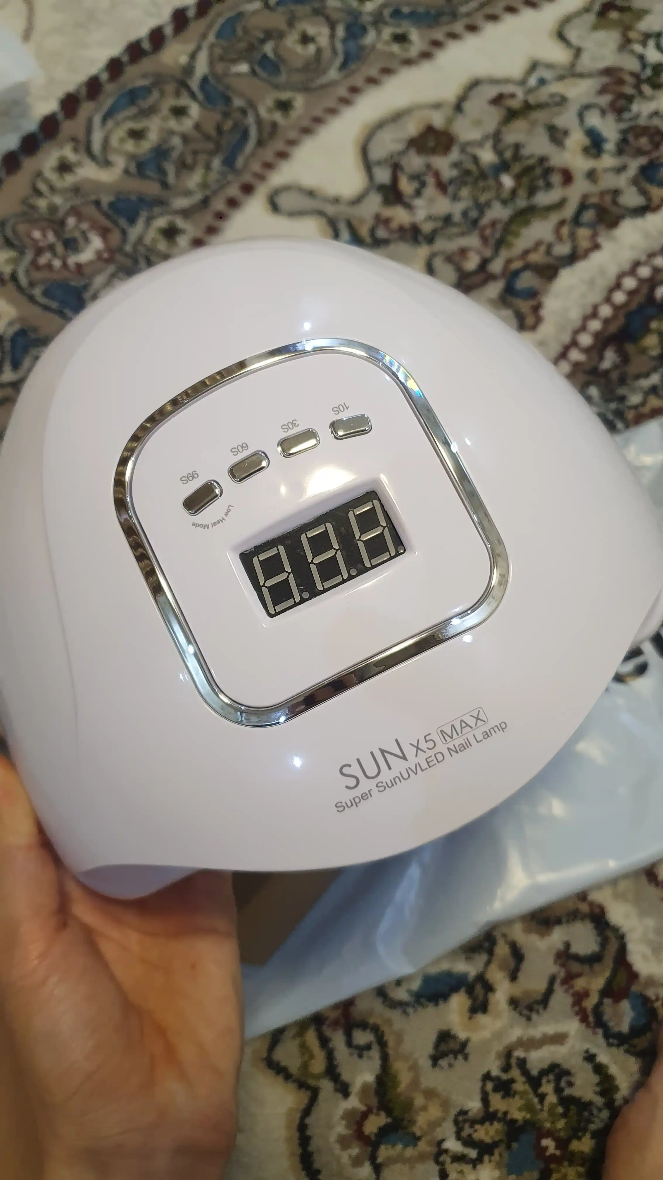 Manikyur va pedikyur uchun professional chiroq SUN X5 Max 120W