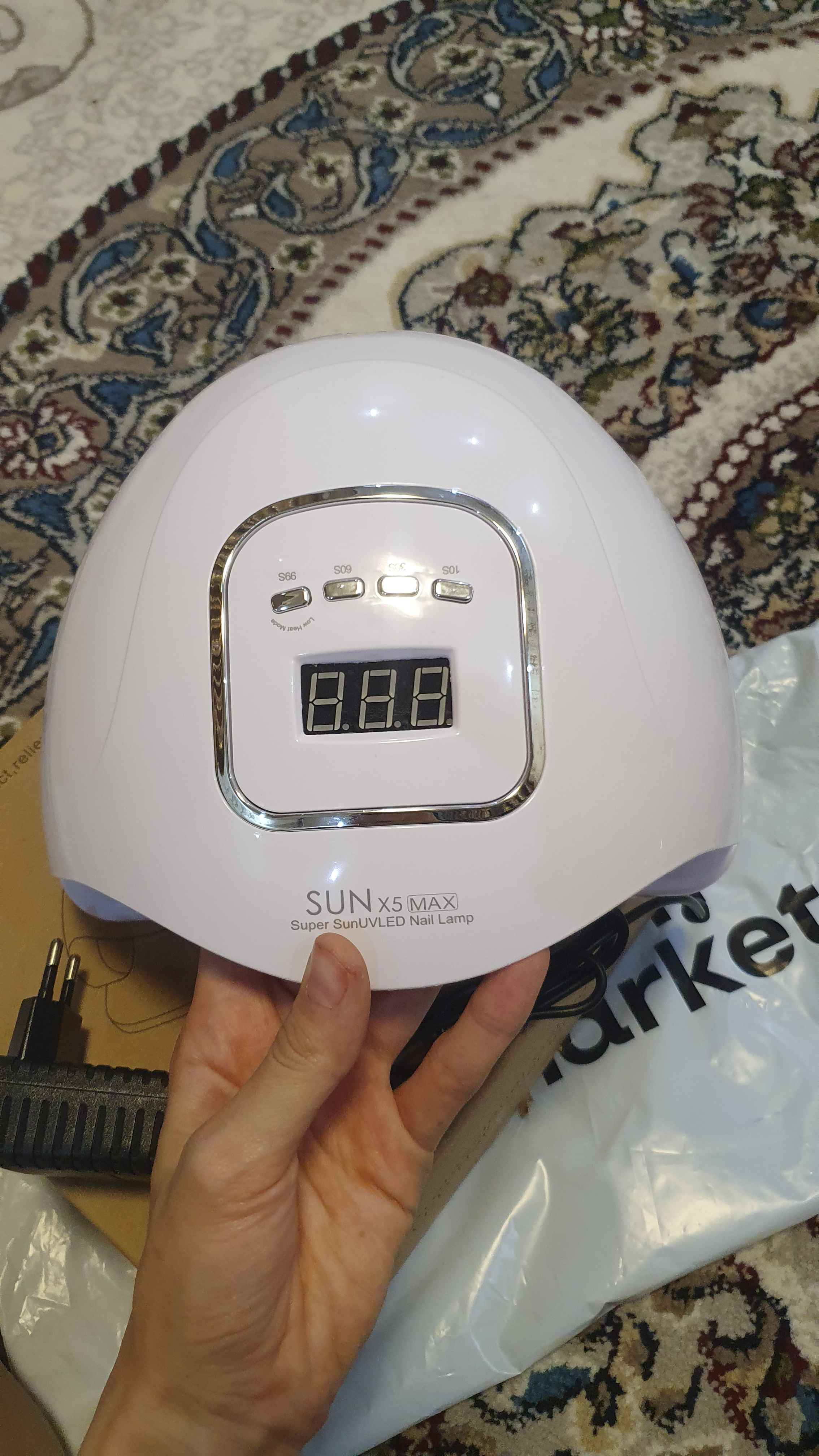 Manikyur va pedikyur uchun professional chiroq SUN X5 Max 120W