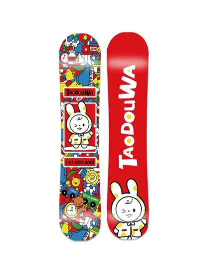 Сноуборд Luckyboo Happy Rabbit 90 см, детский, универсальный, симметричный, жёсткость 1/10