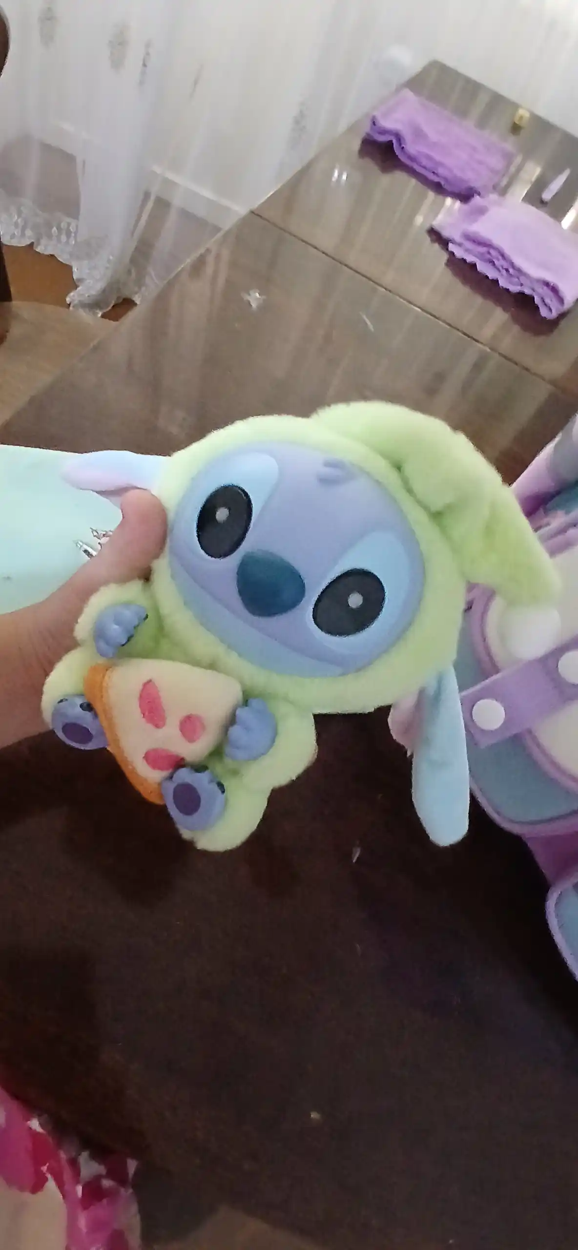 POP MART Labubu The Monsters o‘yinchoq-brelok,1 dona,tasodifiy rang, STICH o‘yinchoq brelok
