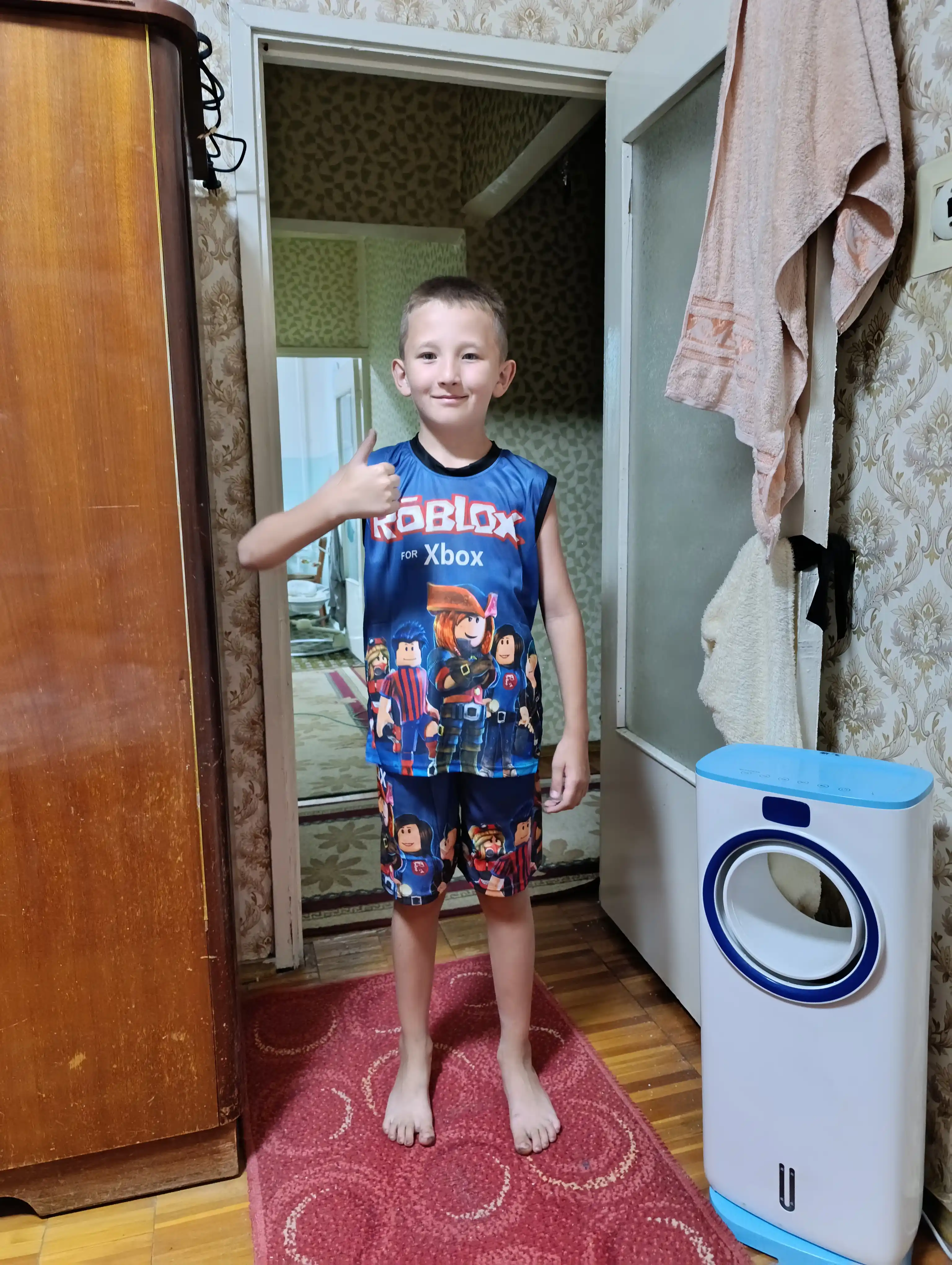 Детский комплект из майки с шортиками, ткань 100% хлопок