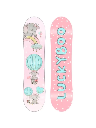 Сноуборд Luckyboo Sprincess 100 см — детский, Camber, Twin Tip, жёсткость 1/10