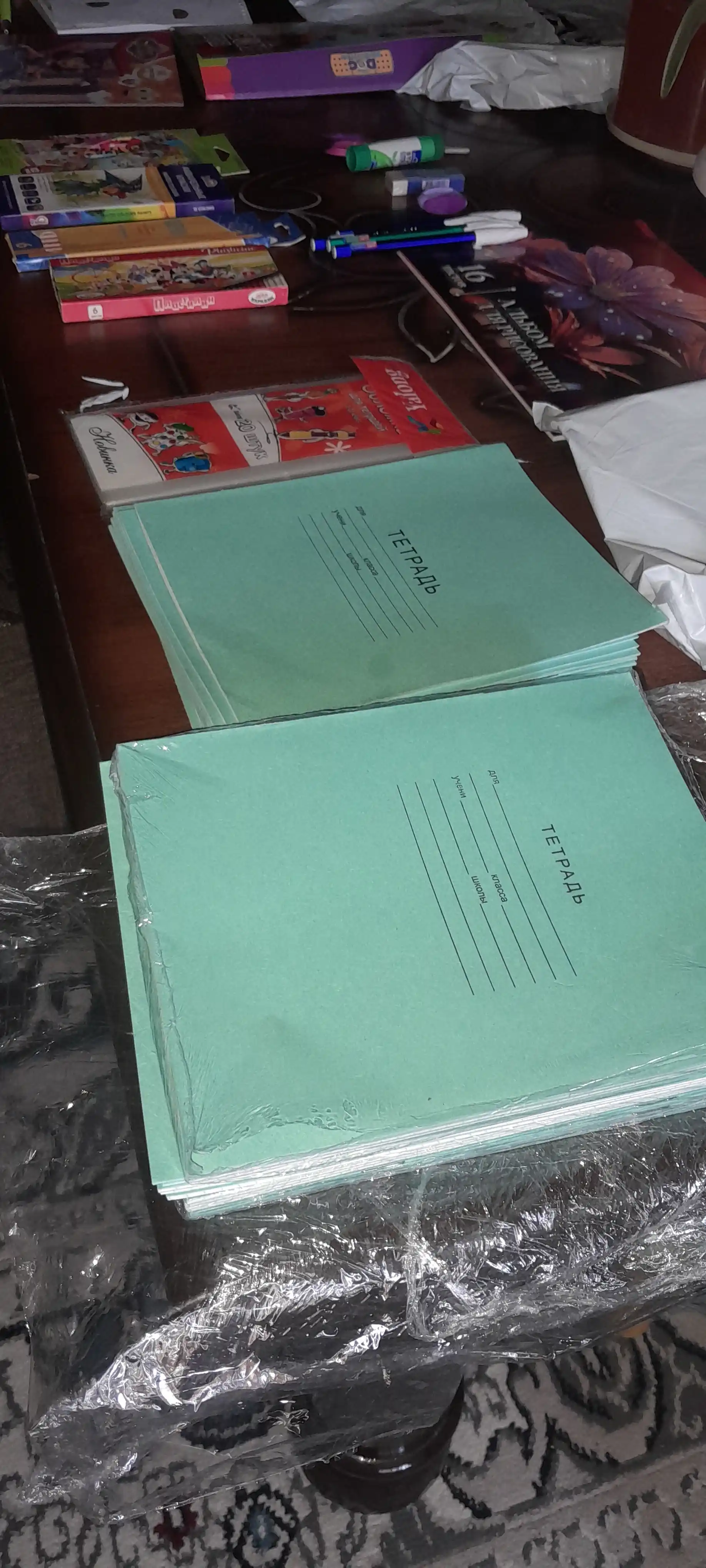 Daftarlar qiyshiq chiziq, 12 varaq, 10 dona