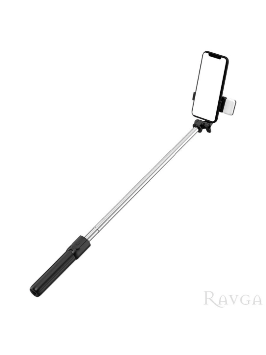 Universal 3 tasi 1 da shtativ: selfi tayoqchasi, tripod va Bluetooth pulti — foto va video