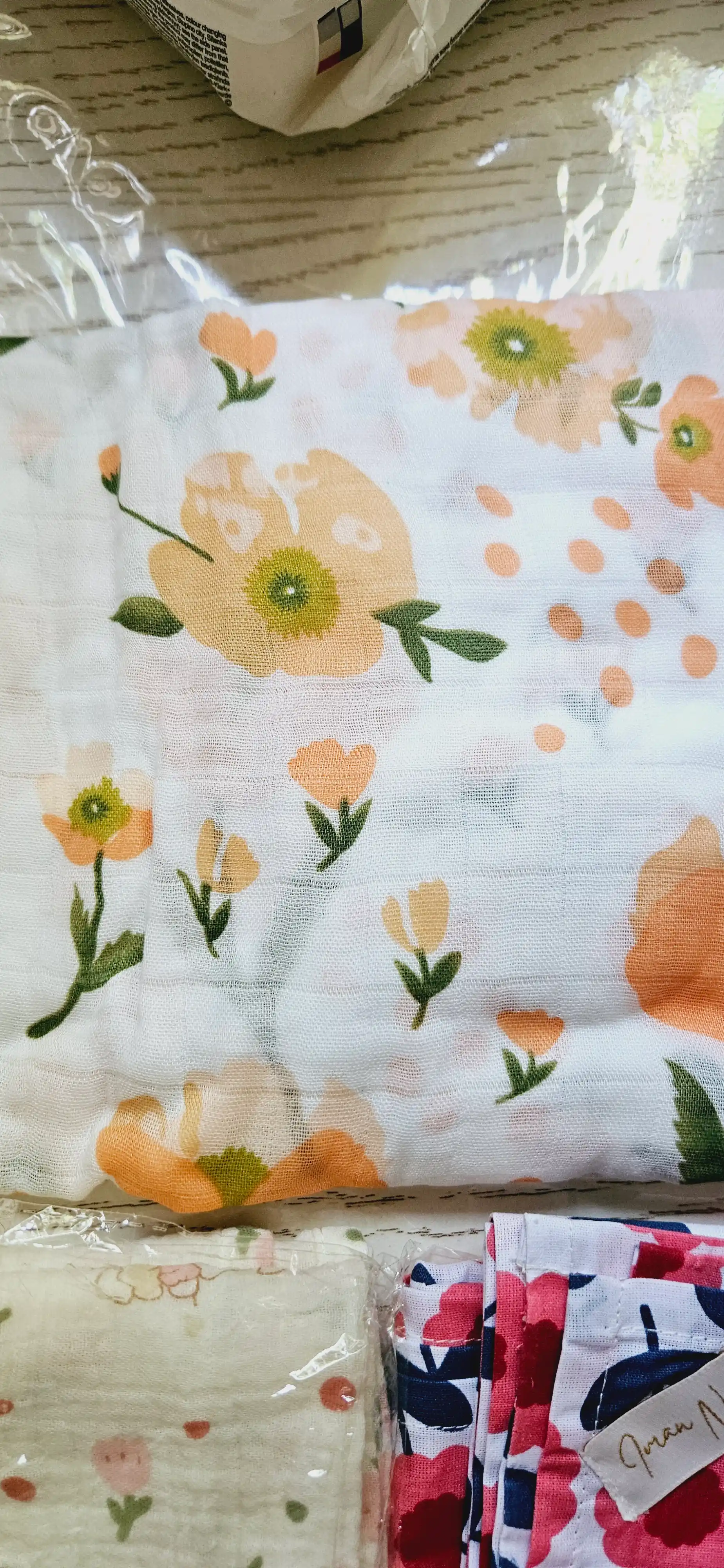 Детская муслиновая пеленка, двухслойная, 120 * 105 см