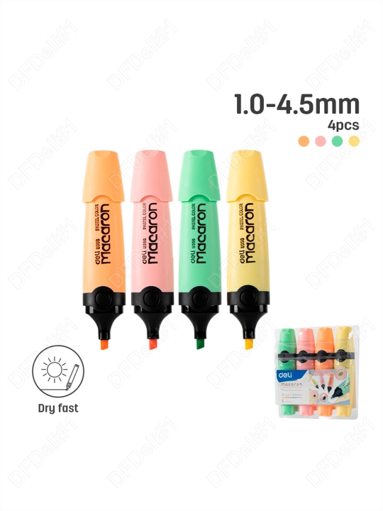 Matn belgilash marker EU356-MT Deli, 356-EU-MT, 4 dona