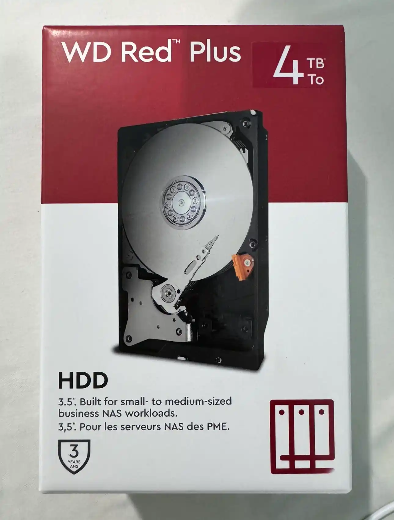 Жесткий диск WD Red Plus 4TB, 8TB, 10TB, 12TB - 3.5"  SATA 6Gb/s, для NAS BOX