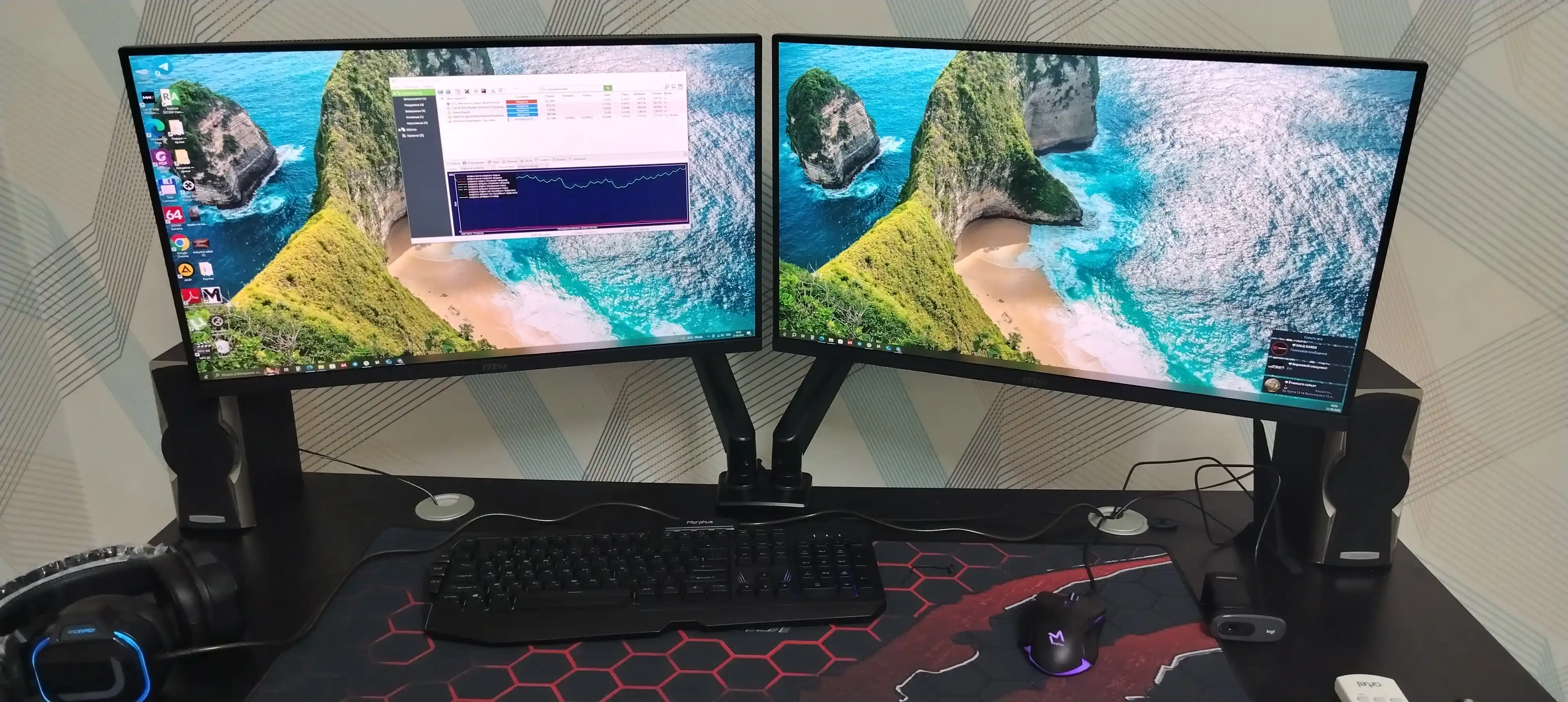 Monitor va televizor uchun stol kronshteyni