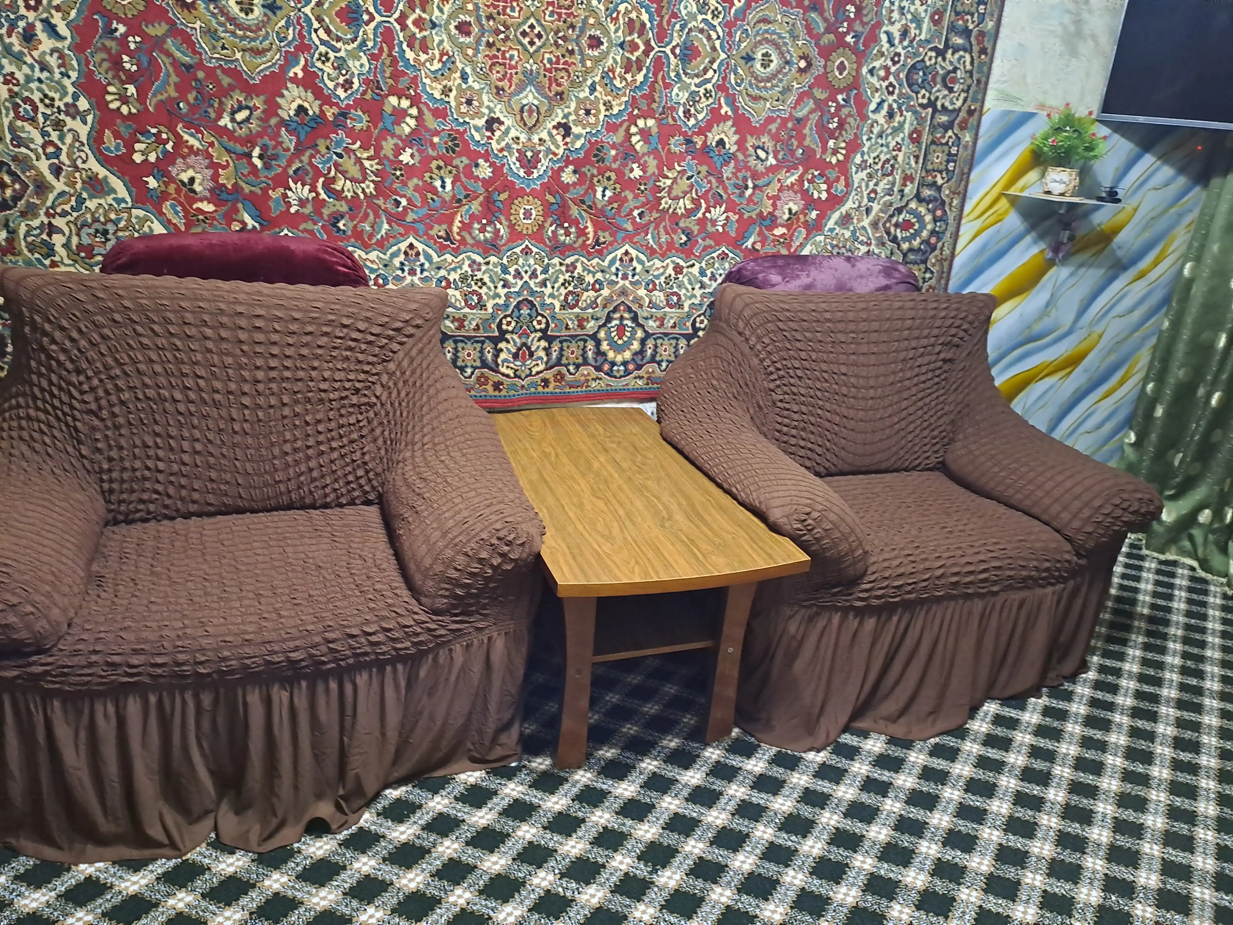 Divan va kreslolar uchun universal g‘ilof UniCase&Beauty
