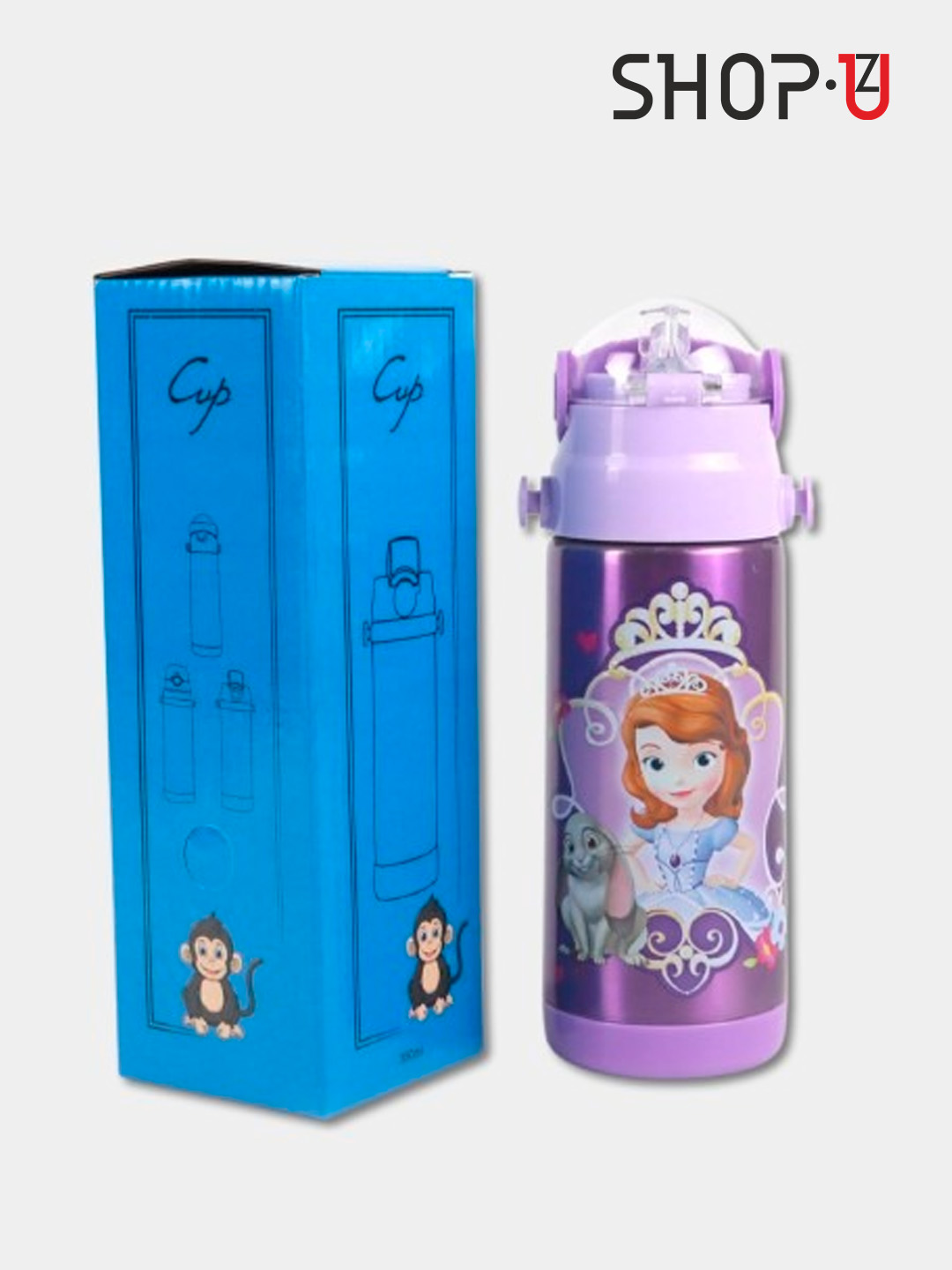 Termos bolalar va kattalar uchun, naychali, 350-620 ml - 