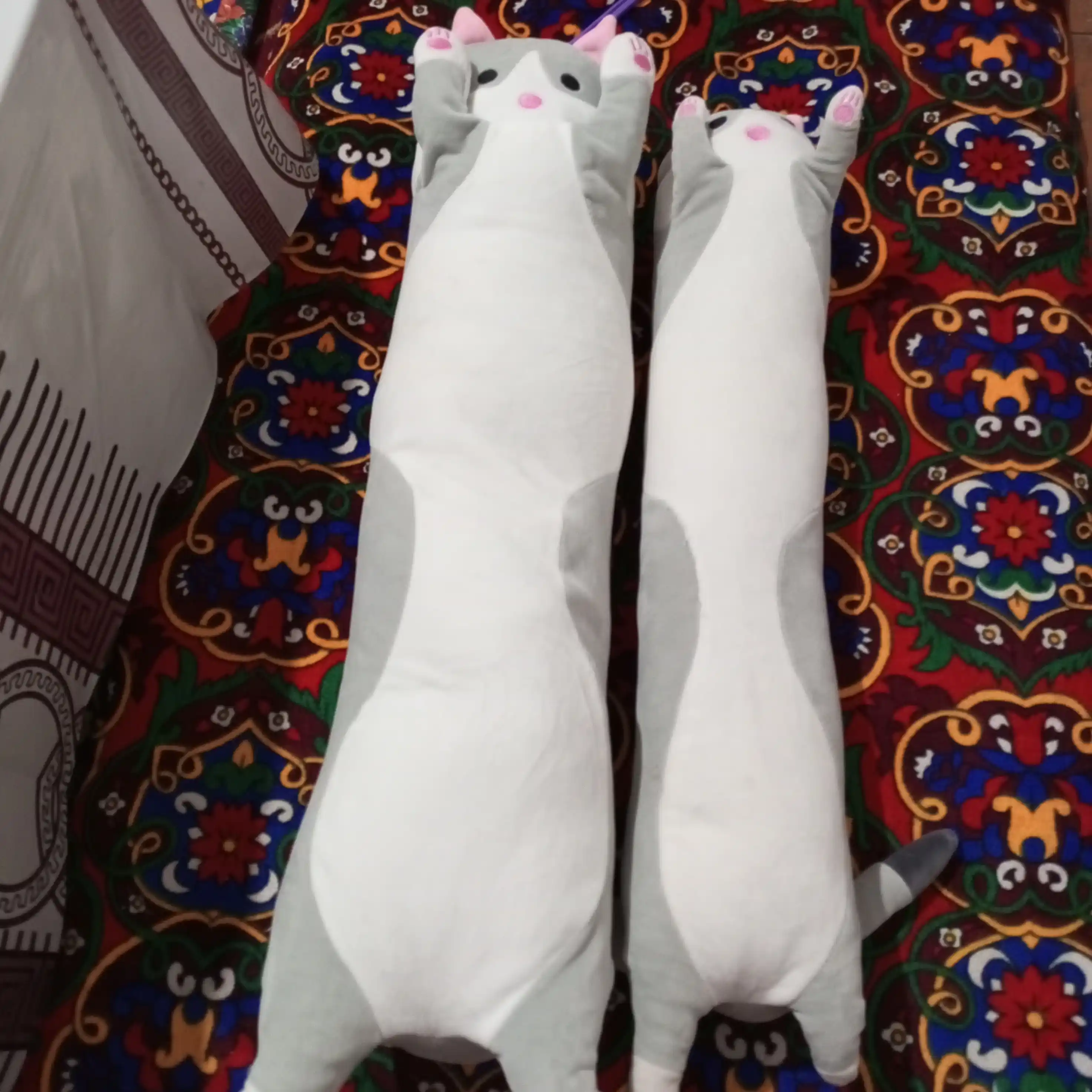 Кот-батон, мягкая игрушка-подушка Cat Loaf, плюшевый
