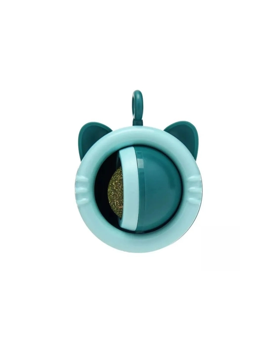 Игрушка для кошек с лакомством кошачьей мятой, шарик, лизун