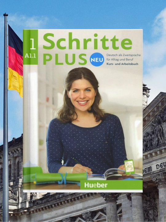 Учебник немецкого языка Hueber Schritte plus neu A1.1 (начальный уровень) - 