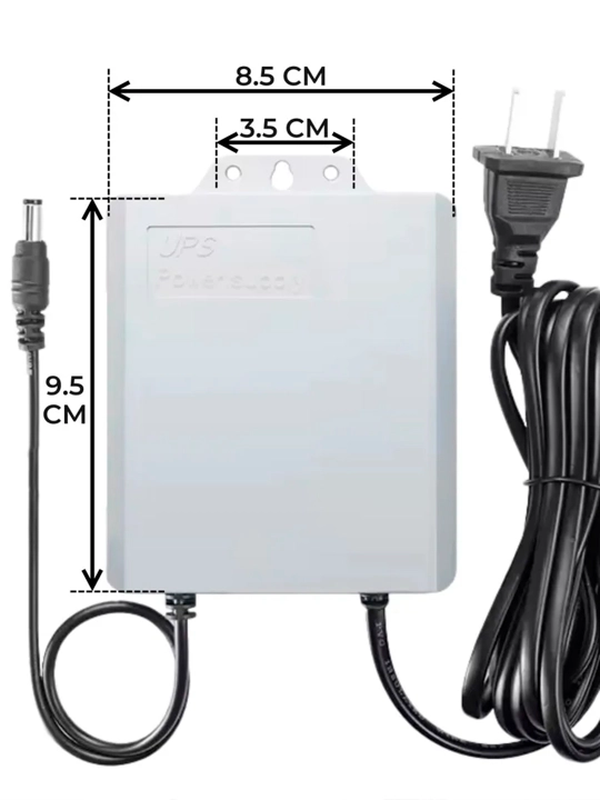 Блок питания мини UPS, ИБП с аккумулятором 3600 mAh, 12V / 2A, для роутеров и камеры
