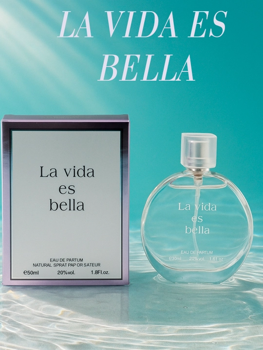 Bella ayollar uchun mo‘ljallangan parfyum suv bo‘lib, 50 ml hajmda taqdim etiladi - 