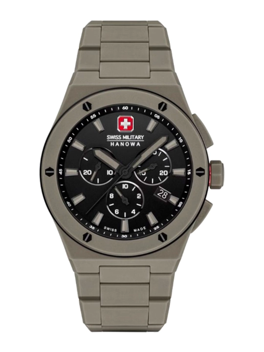 Erkaklar Shveytsariya keramik qo'l soati Swiss Military Hanowa SMWGI0002285 xronografli - 