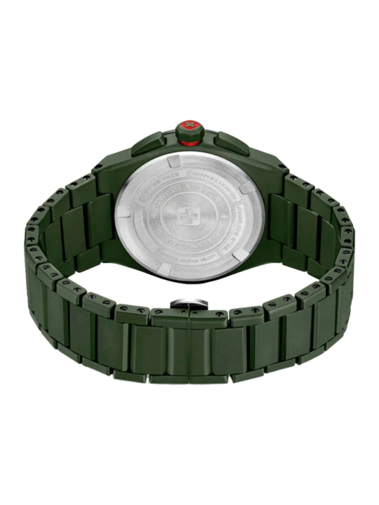 Erkaklar keramika Shveytsariya qo'l soati Swiss Military Hanowa SMWGI0002282 xronografli.