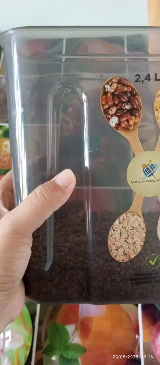 Контейнер пластиковый, для хранения сыпучих продуктов, круп, порошка, бытовой химии