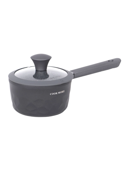 COOK MORE granit cho‘mich 16 sm, kuyishga qarshi, qopqoqli, induksiya uchun