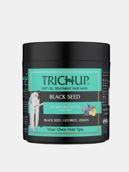 Black Seed Hot Oil Mask 500 ml, qora sedana moyli soch niqobi, oziqlanish va jilo uchun
