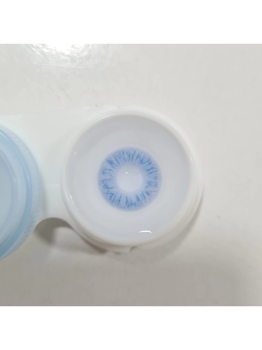 UMI BLUE -2.00 Ko‘rish uchun kontakt linzalari, moviy rang, BC 8.6, DIA 14.0, 12 oy