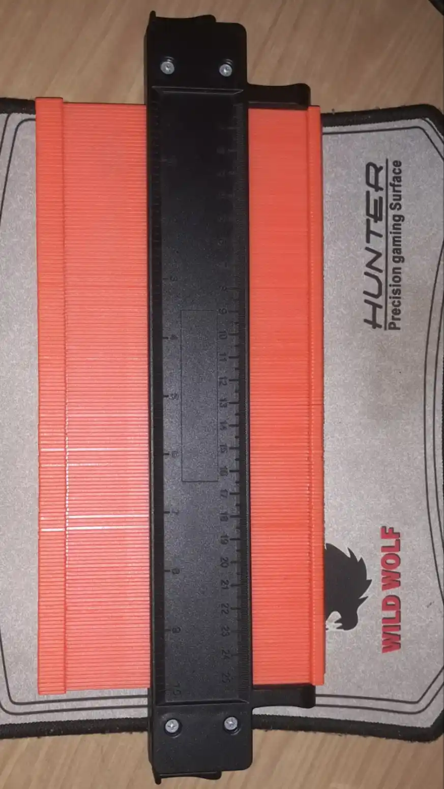 Burchaklar va konturlarni o'tkazish uchun shablon kontur o'lchagich, 10/250 mm