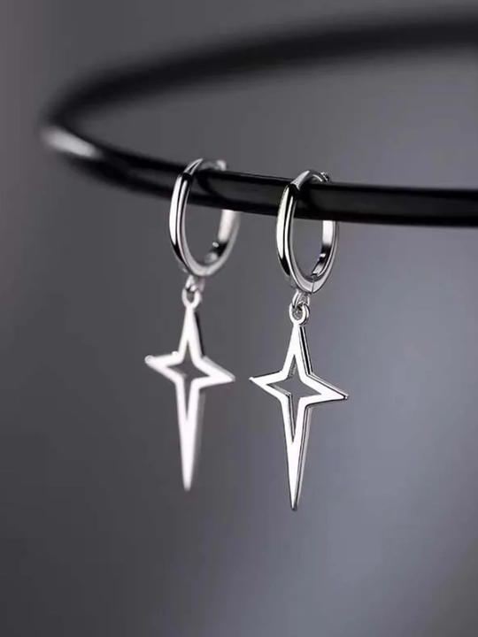 Серьги женские “Crystal Star” — звезда - 