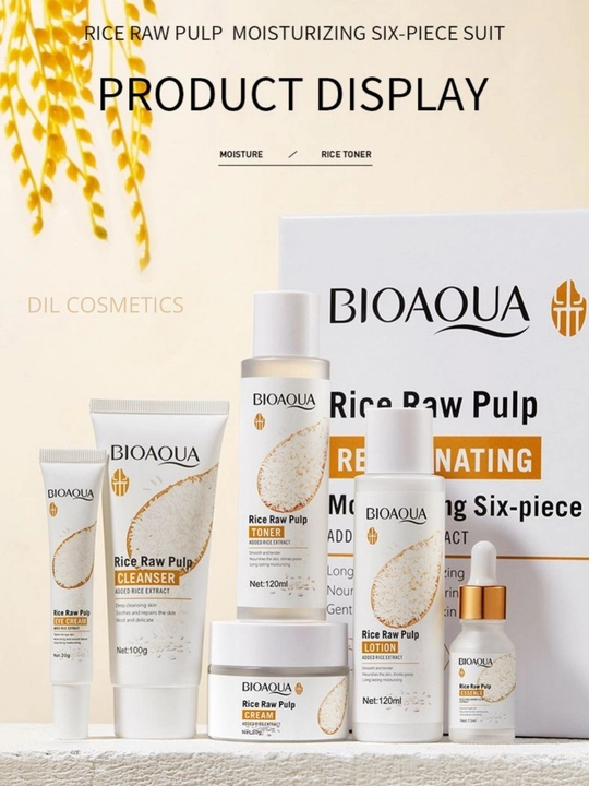 Набор для ухода за лицом Bioaqua и витамин С, 6 в 1 - 