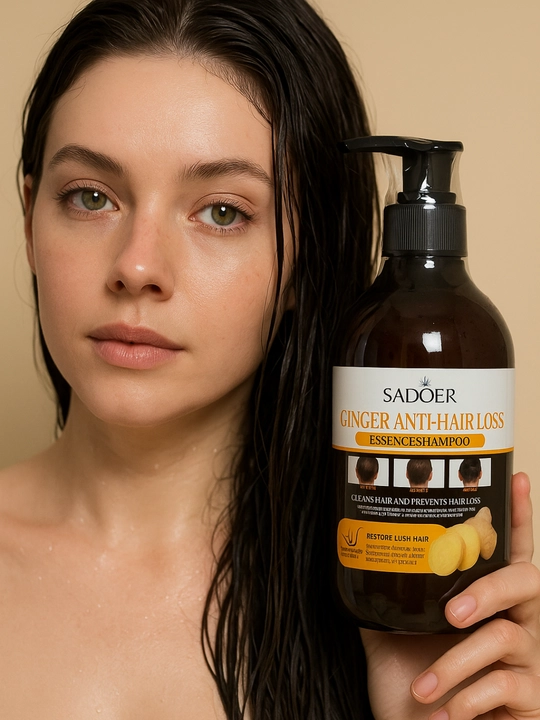 Шампунь против выпадения волос SADOER Ginger Anti-Hair Loss, с экстрактом имбиря, 500 мл