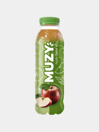 Напиток сокосодержащий Яблоко "Muzy" 0,45л — НЕКТАР-DGFHB11