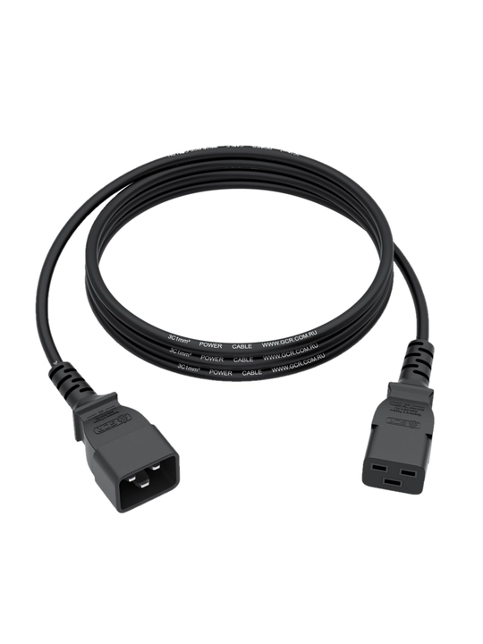 S19 ta’minot kabeli S20 GCR 3*1,0 mm2, kommutator serveri uchun 1.5m - 