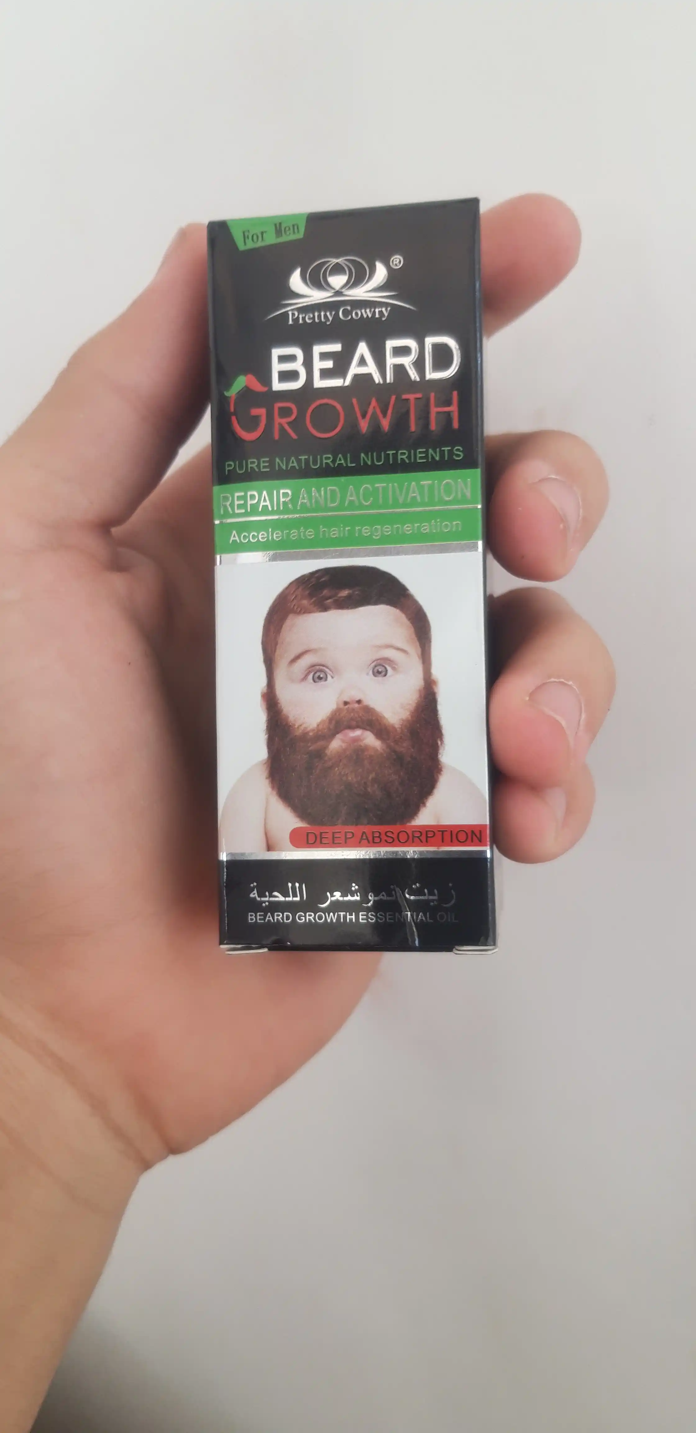 Масло для роста бороды и волос Beard Growth