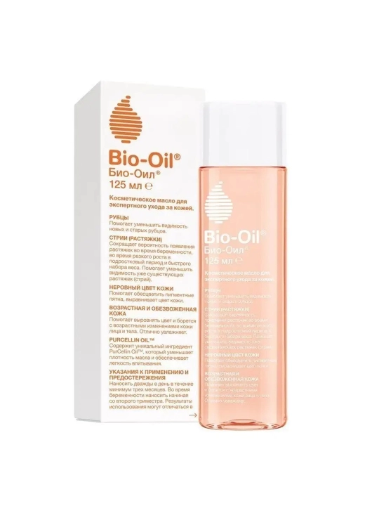 Ozdiruvchi yog' Bio Oil, chandiq va selyulitga qarshi, antitsellyulyulit vositasi, 200 ml
