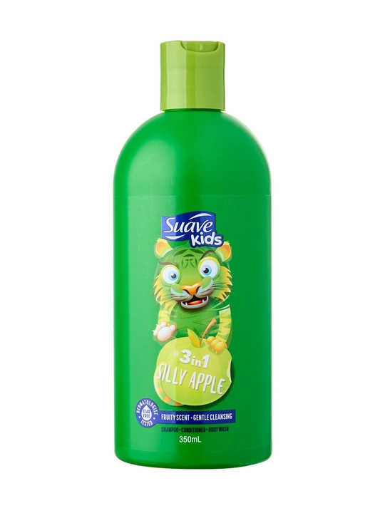 Suave Kids 3in1 – 350ml, Bolalar uchun shampun, konditsioner va tana geli - 