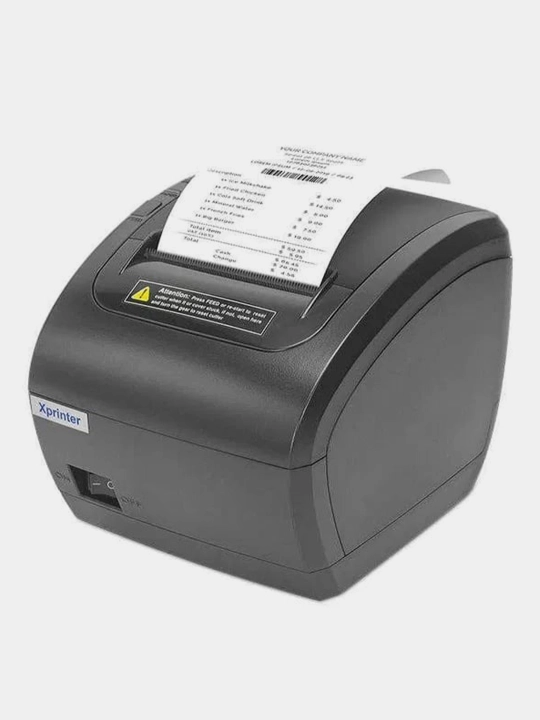 Термопринтер чеков Xprinter XP-Q838L, 80 mm, 230 mm/s, USB+LAN"