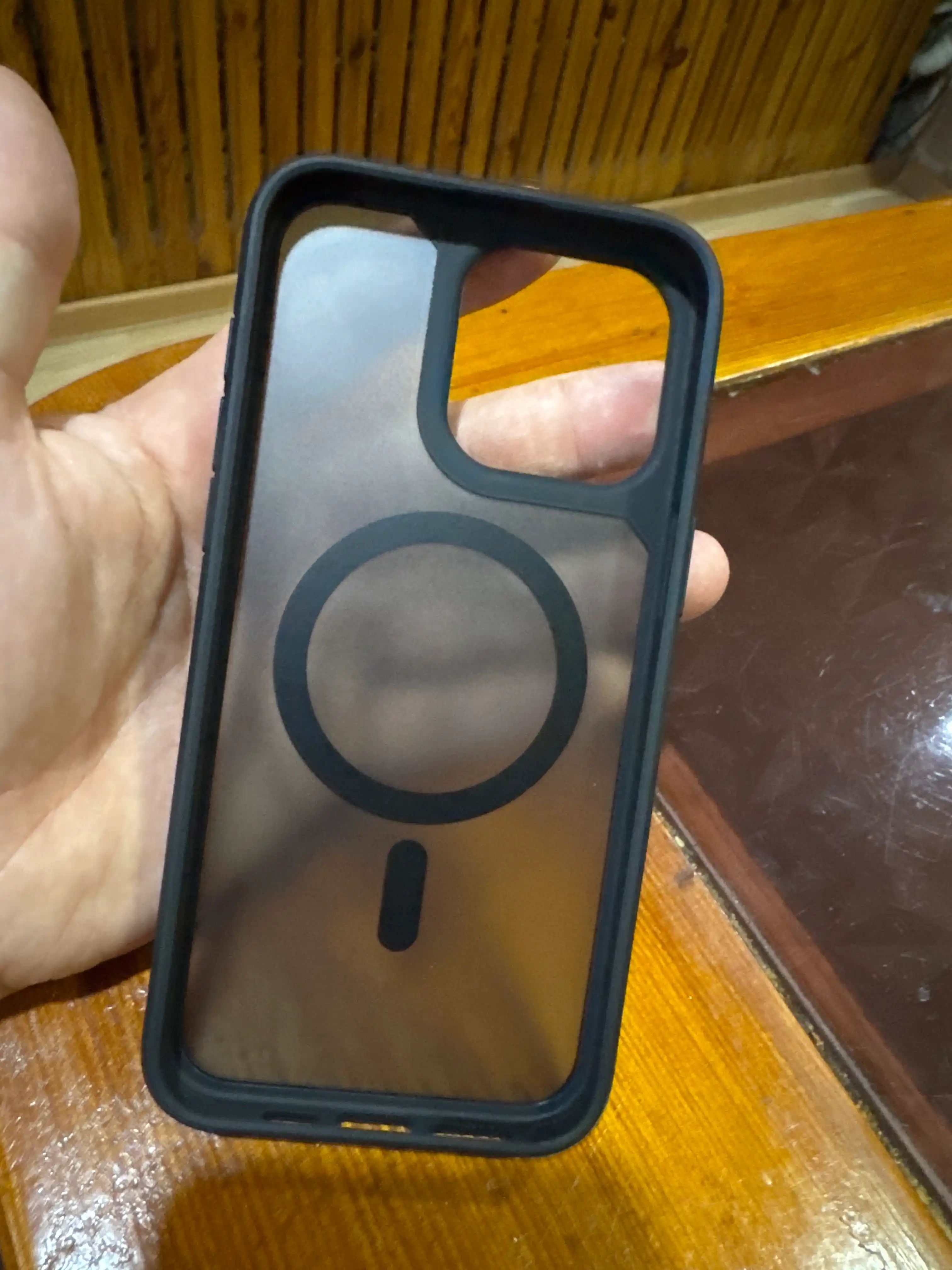 Magsafe, iPhone 15/16 Pro/Max uchun mustahkam TPU zarbaga chidamli g'ilof