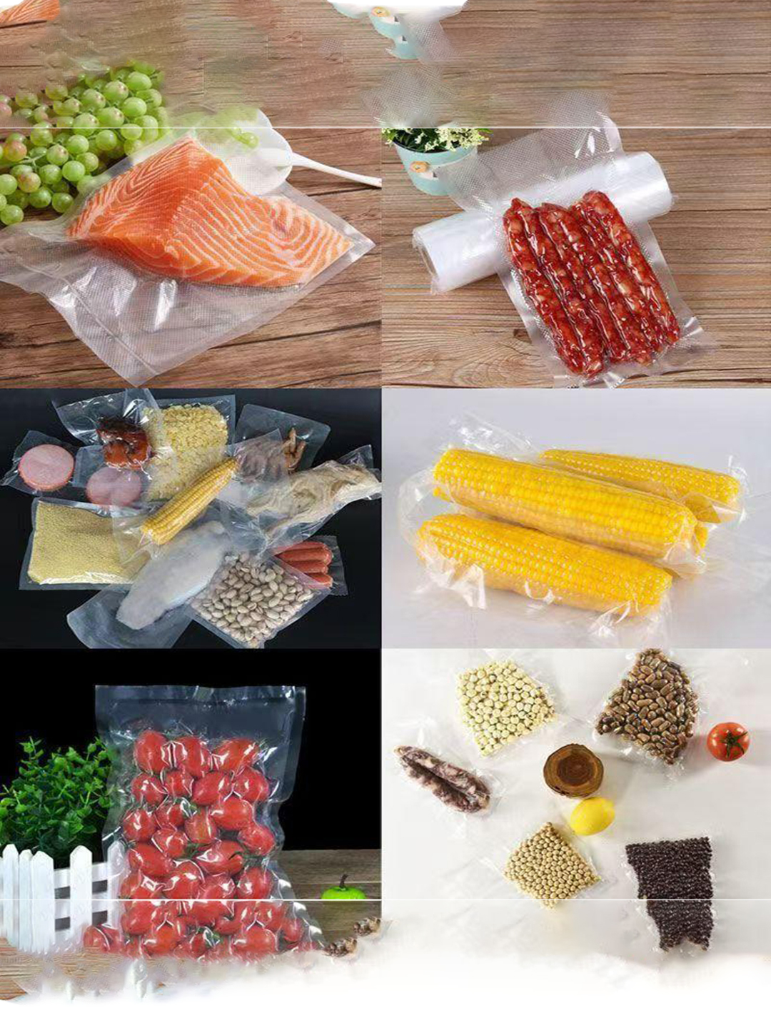 Пакет вакуумный для продуктов, 50 шт