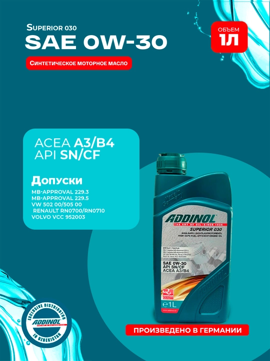 Motor moyi ADDINOL Superior 0W-30