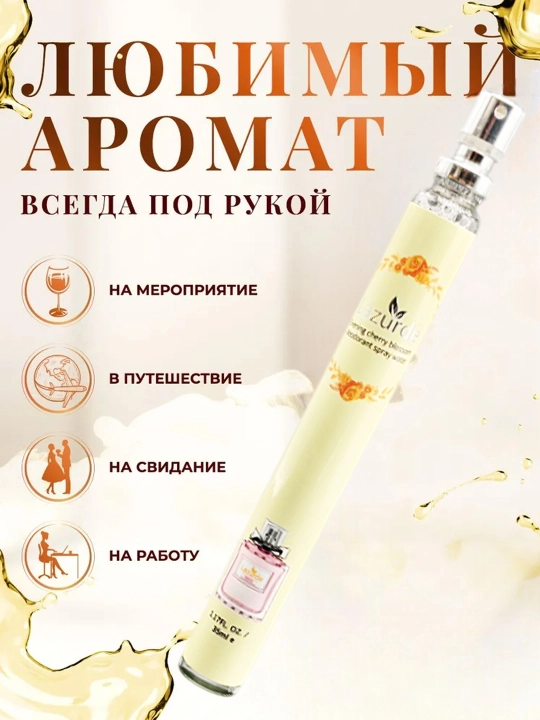 Ayollar uchun uzoq muddatli gulli parfyum, 35 ml