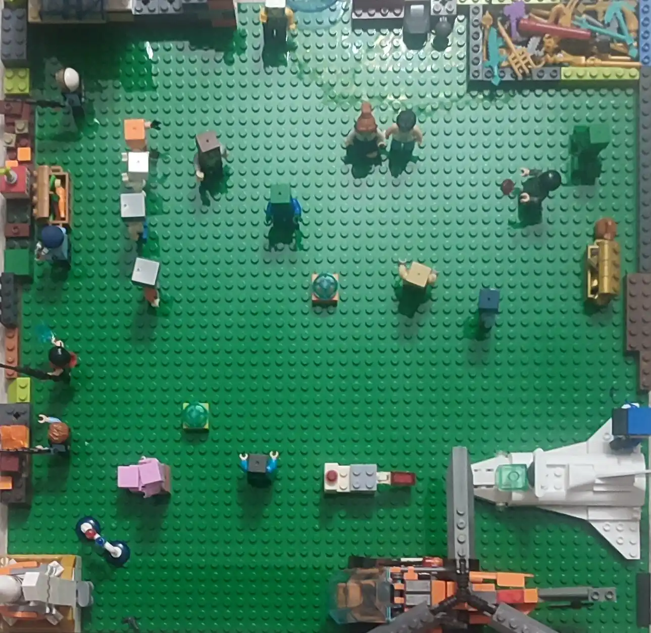 Пластина совместимая с Lego Duplo Wange 901, 38 * 27 см
