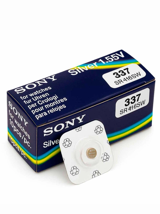 Mikroquloqchin uchun batareyasi, Sony 337 SR416SW, 10 dona