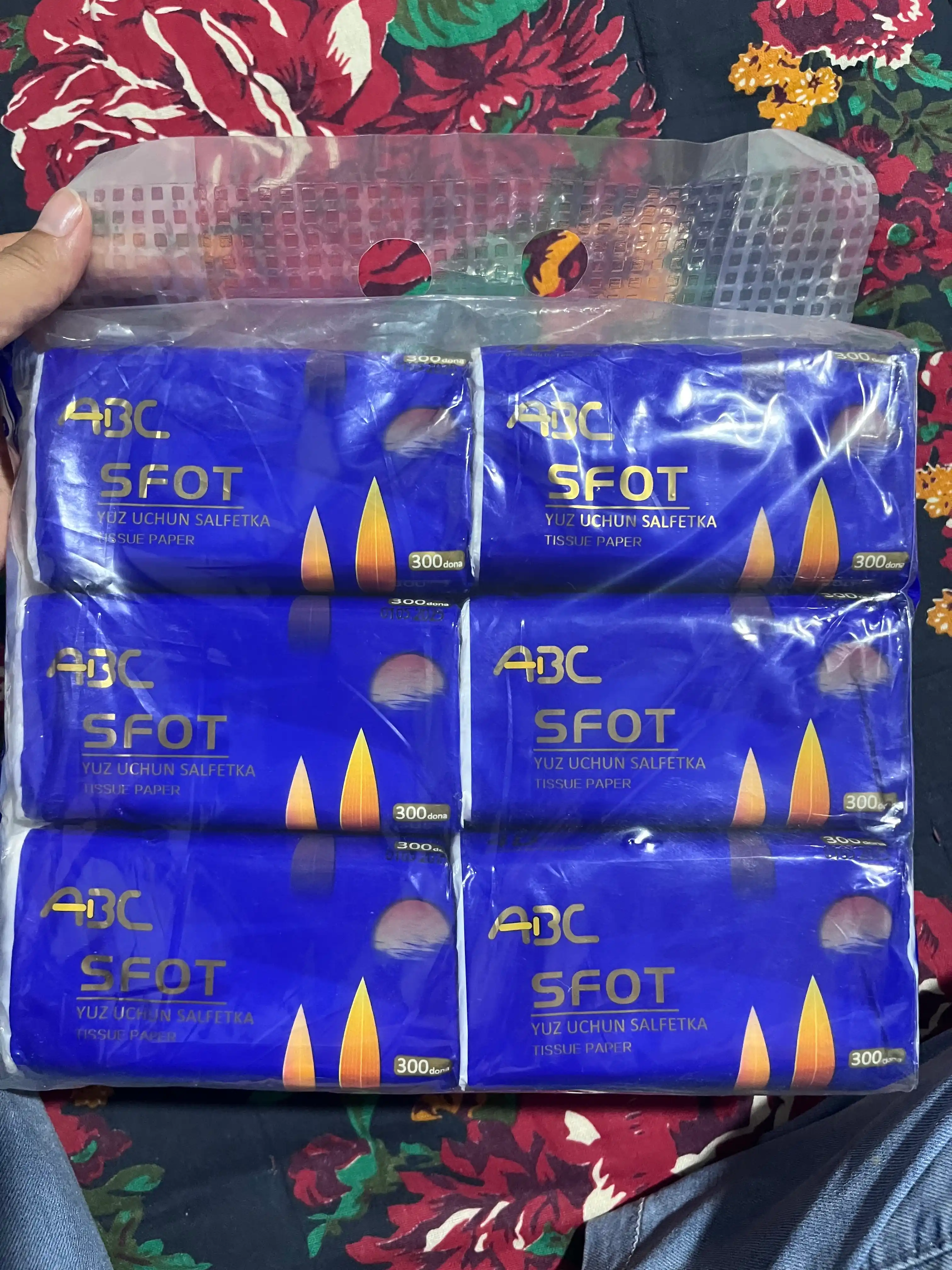 ABC 18 упаковки мягких салфеток, одноразовые бытовые бумажные полотенца, для рук и лица